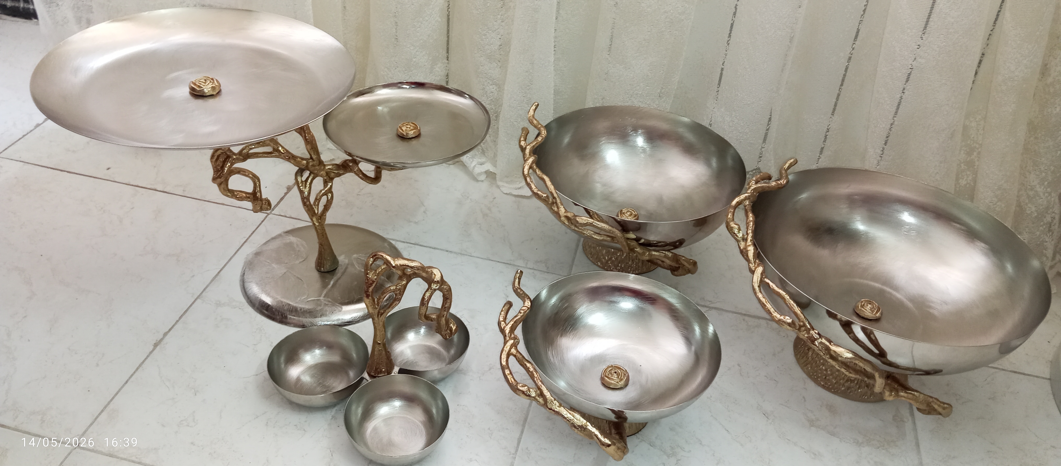 سرویس پذیرایی آلومینیومی ریشه(درختی)
