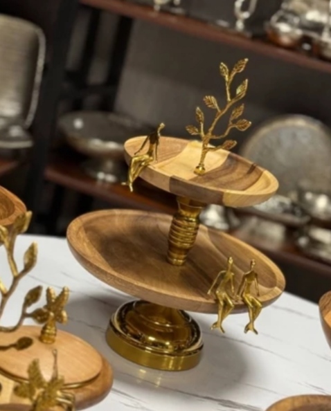سرویس پذیرایی چوبی آدمک