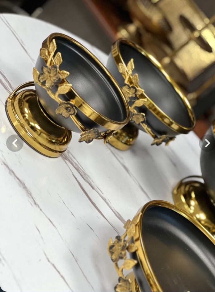 سرویس پذیرایی شکوفه فلزی (مشکی)