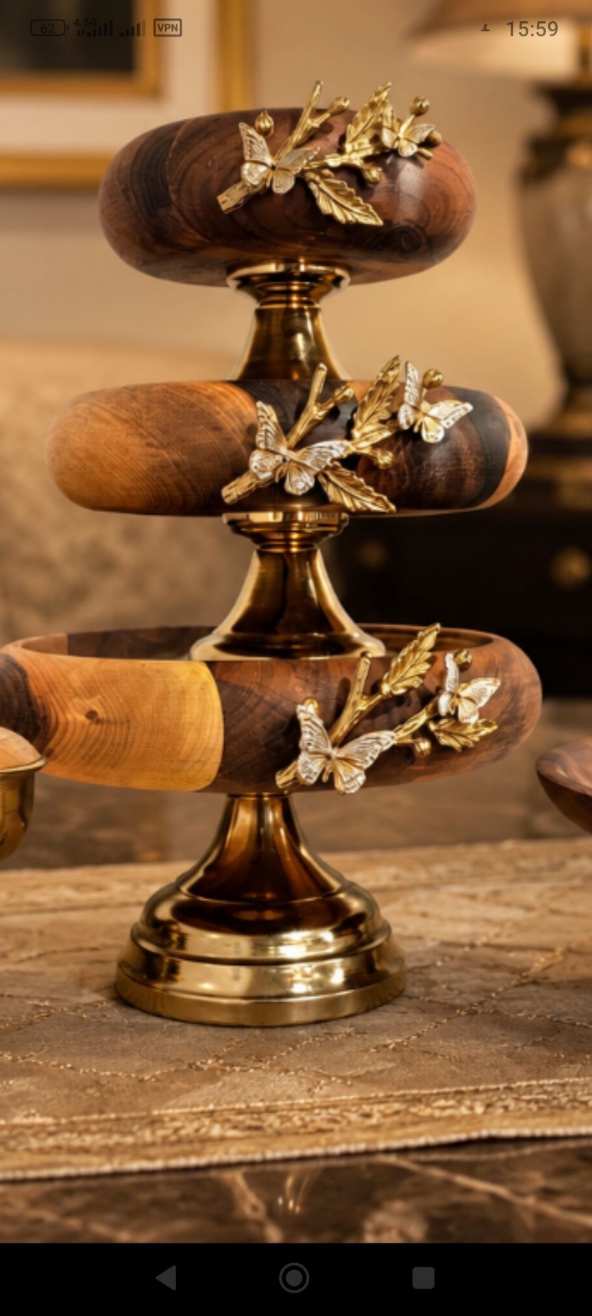 سرویس پذیرایی چوبی پروانه