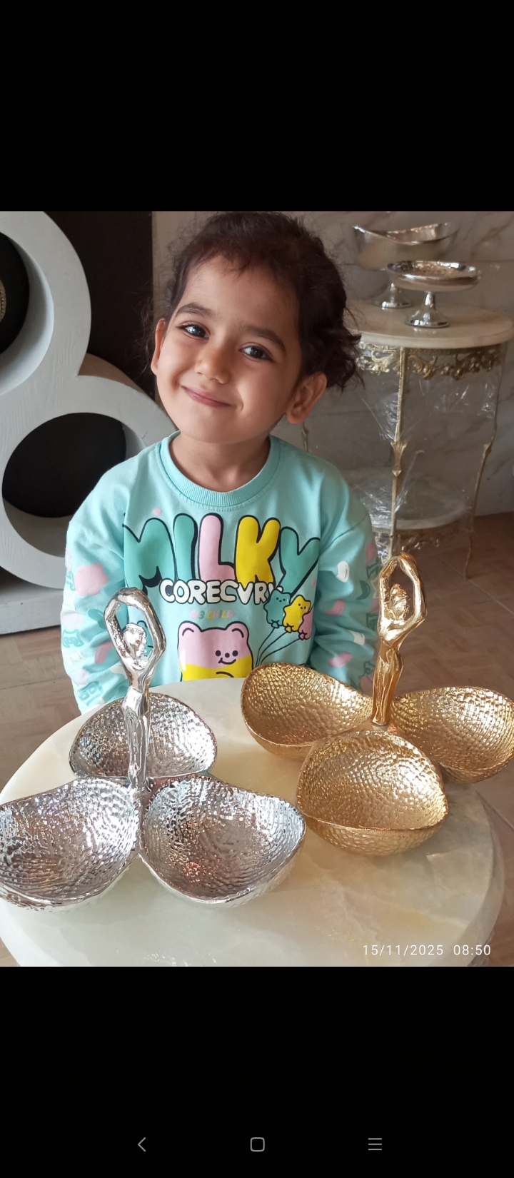 سرویس پذیرایی۶تیکه بالرین آلومینیوم